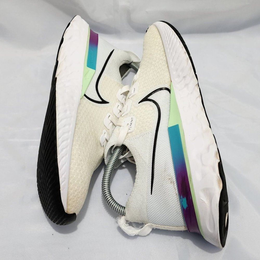 Nike React Infinity Flyknit Shoes Running White Vapor CD4372-102 Women's Size 9 - Picture 4 of 12